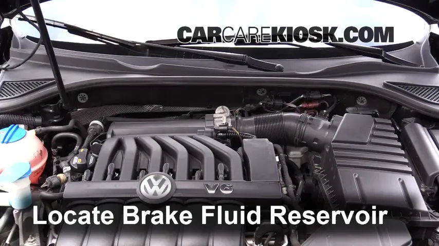 2015 Volkswagen Passat SEL Premium 3.6L V6 Brake Fluid Add Fluid